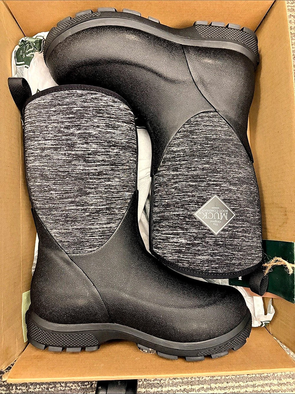 Muck Boot Company Kids' Element Boots Black Kids US 2M NWT
